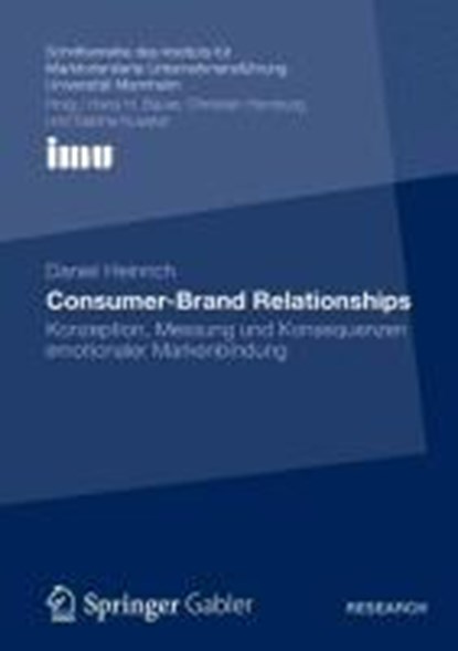 Consumer-Brand Relationships, Daniel Heinrich - Paperback - 9783834938978