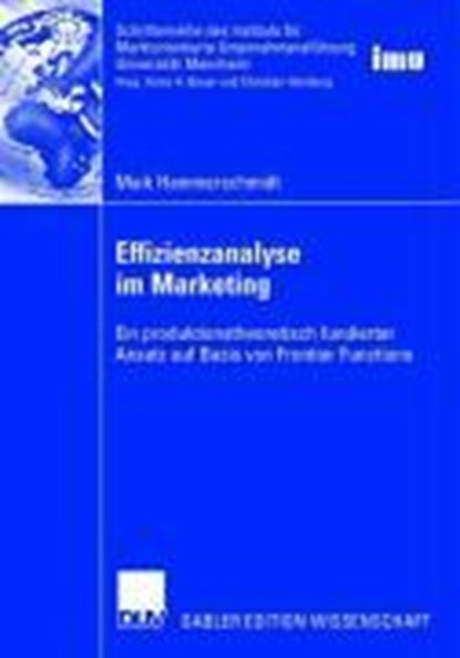 Effizienzanalyse Im Marketing, Maik Hammerschmidt - Paperback - 9783835002968