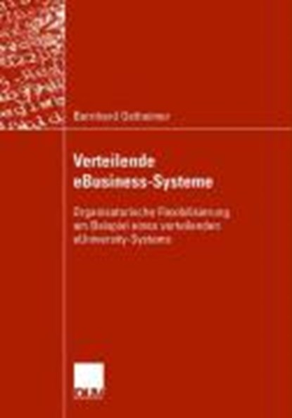 Verteilende Ebusiness-Systeme, OSTHEIMER,  Bernhard - Paperback - 9783835007482