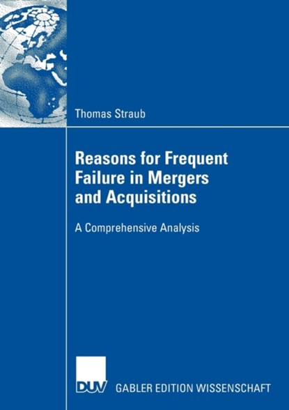 Reasons for Frequent Failure in Mergers and Acquisitions, niet bekend - Paperback - 9783835008441