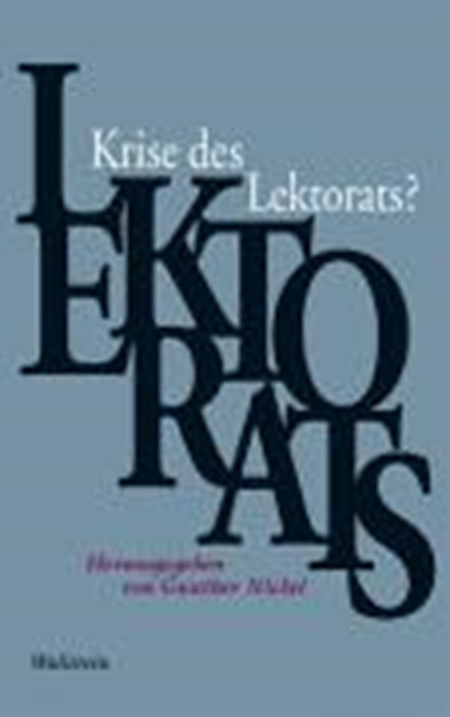 Krise des Lektorats?, niet bekend - Paperback - 9783835300613