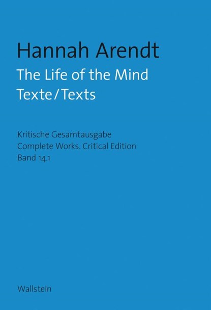 The Life of the Mind, Hannah Arendt - Paperback - 9783835330276