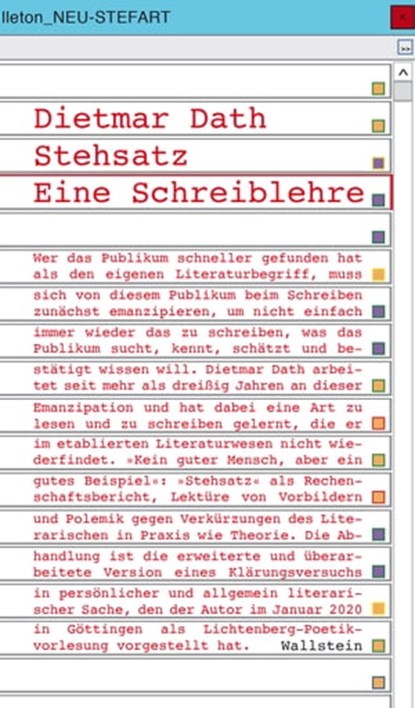 Stehsatz, Dietmar Dath - Ebook - 9783835345423