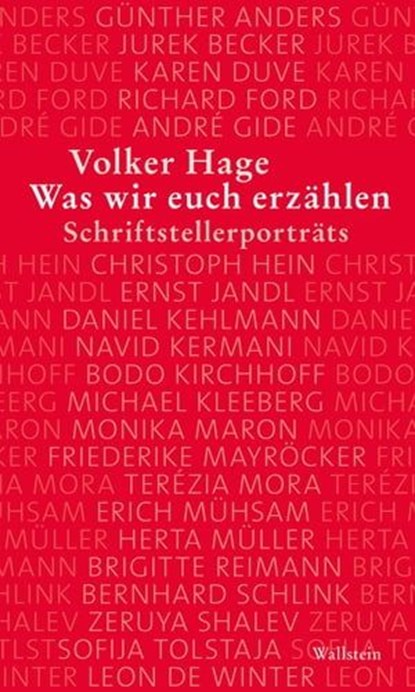 Was wir euch erzählen, Volker Hage - Ebook - 9783835348554
