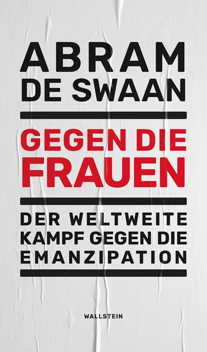 Gegen die Frauen, Abram de Swaan - Paperback - 9783835354111