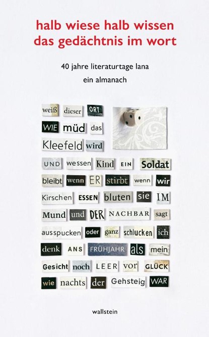 halb wiese halb wissen das gedächtnis im wort, Elmar Locher ; Christine Vescoli - Gebonden - 9783835359802