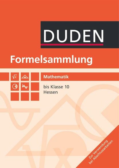 Formelsammlung Mathematik 7.-10. Schuljahr Hessen, niet bekend - Paperback - 9783835590304