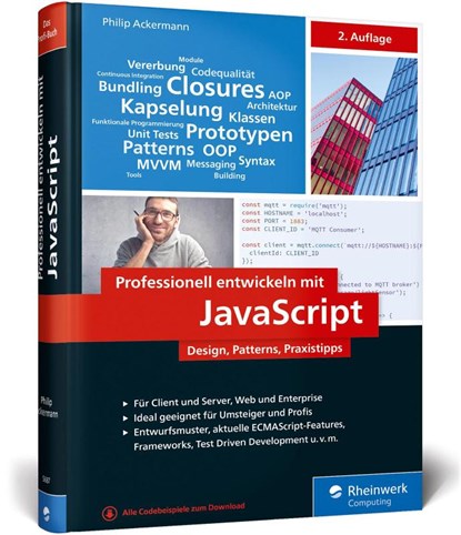 Professionell entwickeln mit JavaScript, Philip Ackermann - Gebonden - 9783836256872