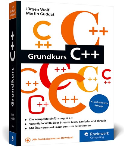 Grundkurs C++, Jürgen Wolf ;  Martin Guddat - Paperback - 9783836276368
