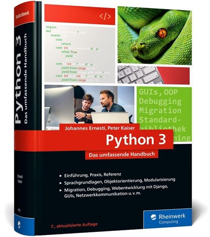 Python 3, Johannes Ernesti ; Peter Kaiser - Gebonden - 9783836291293