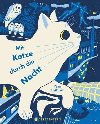 Mit Katze durch die Nacht, Yoko Heiligers - Gebonden - 9783836964265