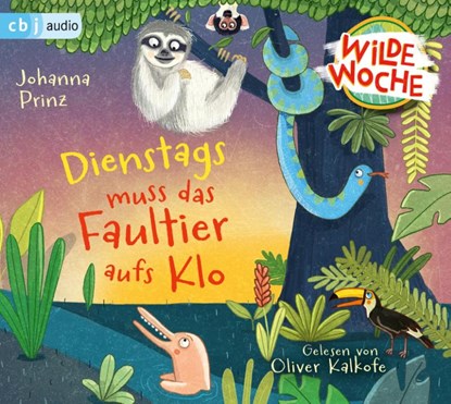Wilde Woche - Dienstags muss das Faultier aufs Klo, Johanna Prinz - AVM - 9783837166880