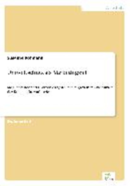 Umweltschutz als Marketingziel, BOHMANN,  Susanne - Paperback - 9783838635446