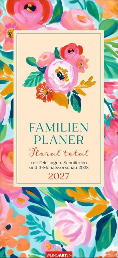 Floral total Familienplaner 2027, niet bekend - Paperback - 9783839904220