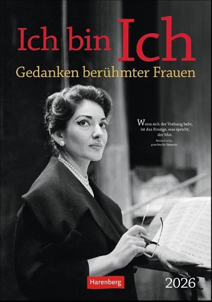Ich bin Ich Wochen-Kulturkalender 2026 - Gedanken berühmter Frauen, Ulrike Issel - Paperback - 9783840036439