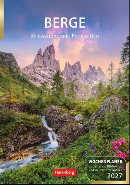 Berge Wochenplaner 2027 - 53 faszinierende Fotografien, Ulrike Issel - Paperback - 9783840038464