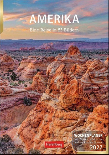 Amerika Wochenplaner 2027 - Eine Reise in 53 Bildern, Ulrike Issel - Paperback - 9783840038495