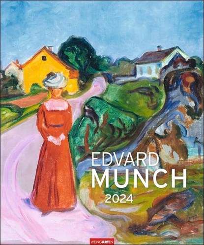 Edvard Munch Edition Kalender 2024. Kunstkalender im Großformat mit Werken des berühmten norwegischen Künstlers. Wand-Kalender für Kunstliebhaber des Expressionismus. 46x55 cm, MUNCH,  Edvard - Paperback - 9783840085093