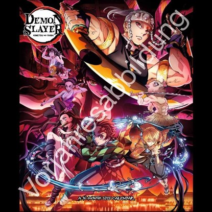 Demon Slayer Broschurkalender 2026, niet bekend - Paperback - 9783840197024