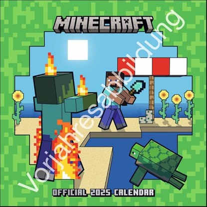 Minecraft Broschurkalender 2026, niet bekend - Paperback - 9783840197154