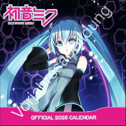 Hatsune Miku Broschurkalender 2026, niet bekend - Paperback - 9783840197192