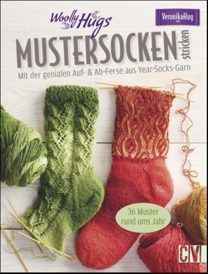 Woolly Hugs Mustersocken stricken, Veronika Hug - Paperback - 9783841065186