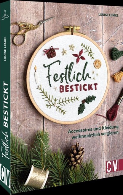 Festlich bestickt, Louise Lemke - Gebonden - 9783841067272