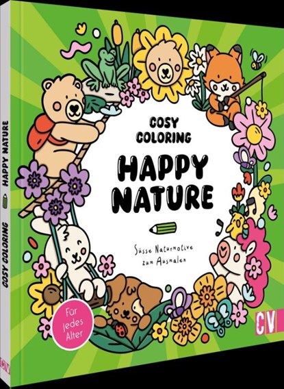 Cosy Coloring - Happy Nature, niet bekend - Paperback - 9783841068729