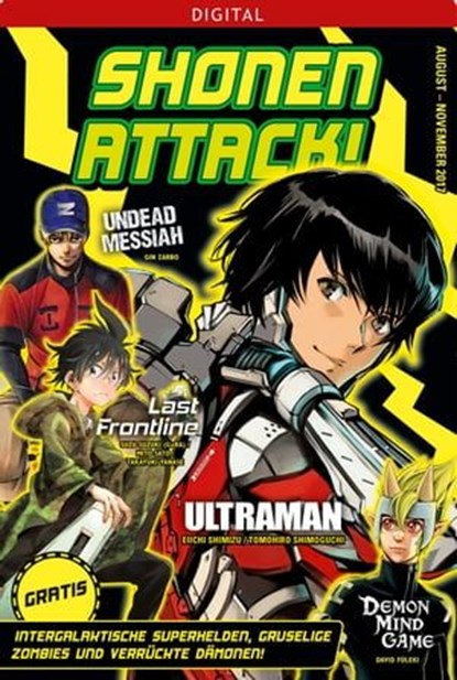 Shonen Attack Magazin #3, Tomohiro Shimoguchi ; Eiichi Shimizu ; Gin Zarbo ; David Füleki ; Mita Sato ; Suzu Suzuki - Ebook - 9783842028005