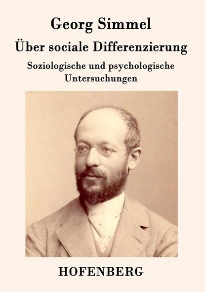 UEber sociale Differenzierung, Georg Simmel - Paperback - 9783843030045