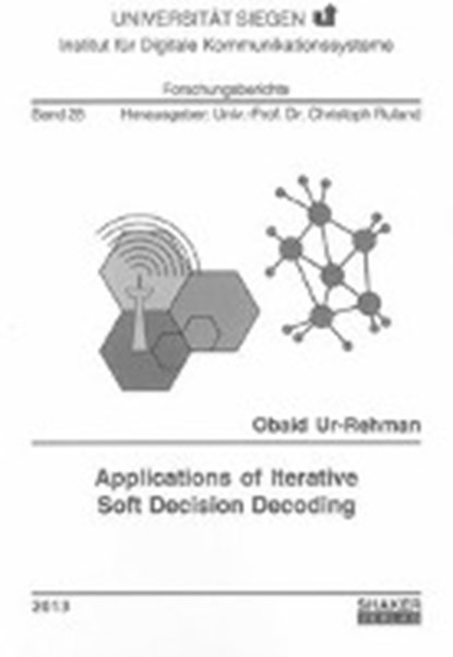 Ur-Rehman, O: Applications of Iterative Soft Decision Decodi, UR-REHMAN,  Obaid - Paperback - 9783844016413