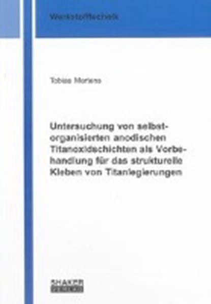 Mertens, T: Untersuchung von selbstorganisierten anodischen, MERTENS,  Tobias - Paperback - 9783844016956