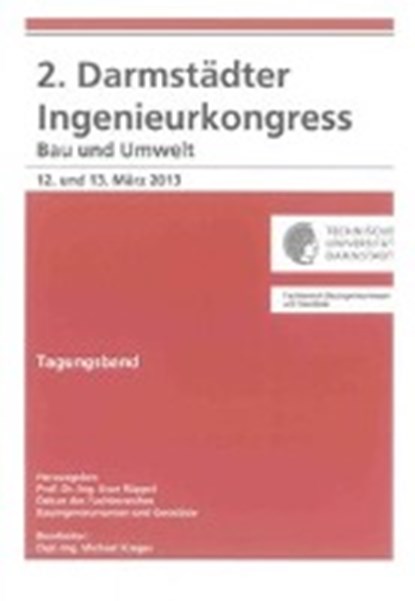 2. Darmstädter Ingenieurkongress, RÜPPEL,  Uwe - Paperback - 9783844017472