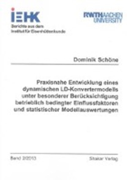 Schöne, D: Praxisnahe Entwicklung eines dynamischen LD-Konve, SCHÖNE,  Dominik - Paperback - 9783844018462