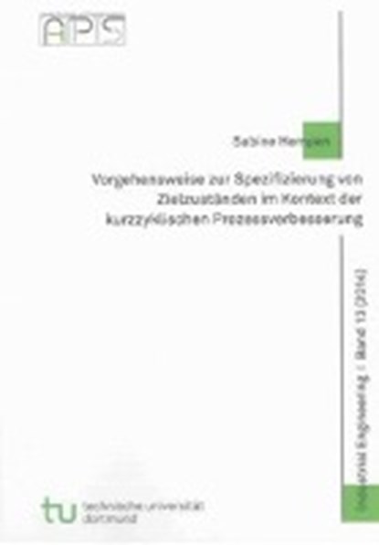 Hempen, S: Vorgehensweise zur Spezifizierung von Zielzuständ, HEMPEN,  Sabine - Paperback - 9783844025910