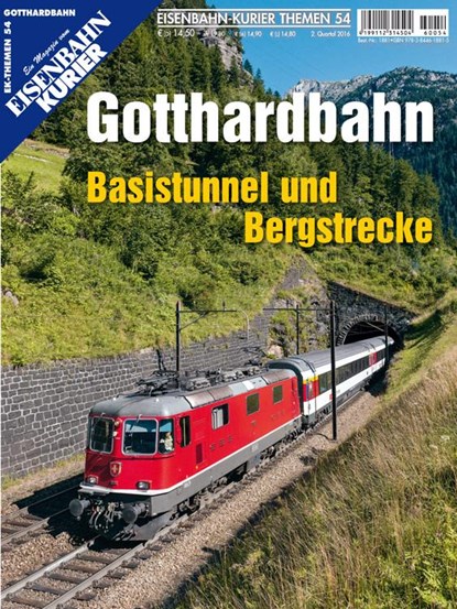 Eisenbahn-Kurier 54 - Gotthardbahn, niet bekend - Paperback - 9783844618815