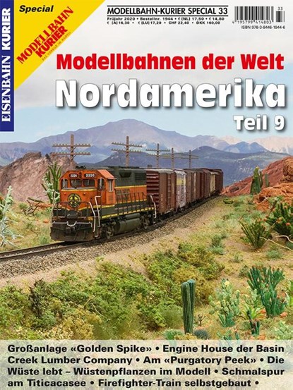 Modellbahn-Kurier Special 33. Modellbahnen der Welt- Nordamerika Teil 9, niet bekend - Paperback - 9783844619447