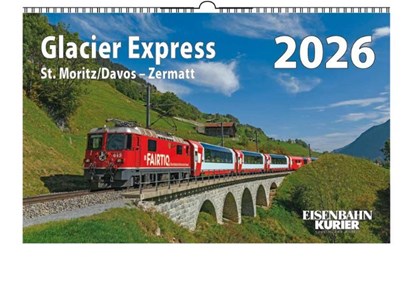 Glacier Express 2026, niet bekend - Paperback - 9783844659610