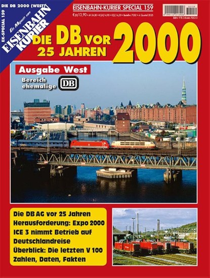 Die DB vor 25 Jahren - 2000 Ausgabe West, niet bekend - Gebonden - 9783844670523