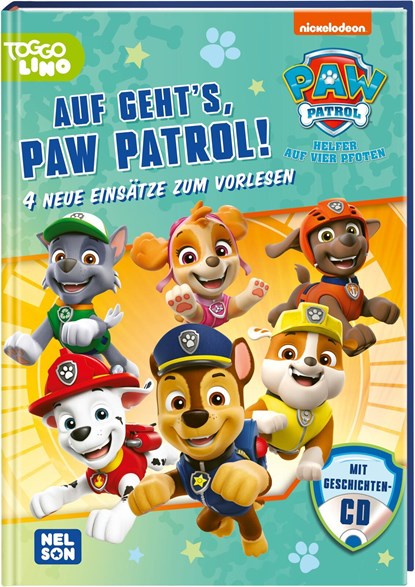 PAW Patrol Geschichtenbuch: Auf geht's PAW Patrol!, niet bekend - Gebonden - 9783845122489