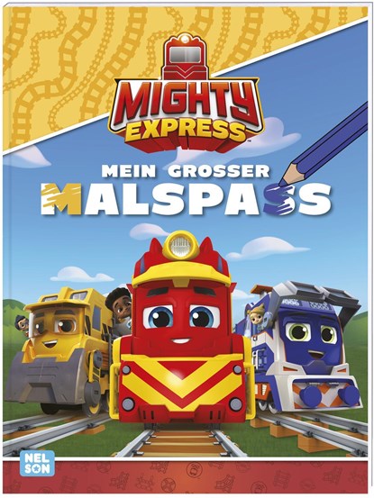 Mighty Express: Mein großer Malspaß, niet bekend - Paperback - 9783845122632