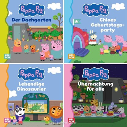 4er-Set Maxi-Mini 57: Peppa Pig, Steffi Korda - Losbladig - 9783845130125
