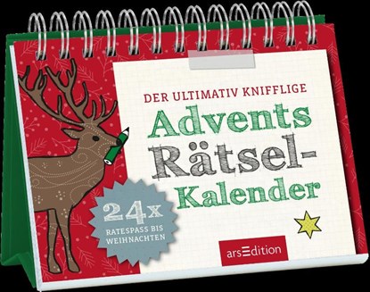 Der ultimativ knifflige Advents-Rätsel-Kalender, Norbert Golluch - Paperback - 9783845840017