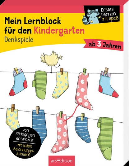 Mein Lernblock für den Kindergarten - Denkspiele, Hannah Lang - Paperback - 9783845844039