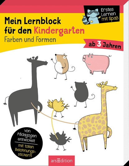 Mein Lernblock für den Kindergarten - Farben und Formen, Hannah Lang - Paperback - 9783845844046