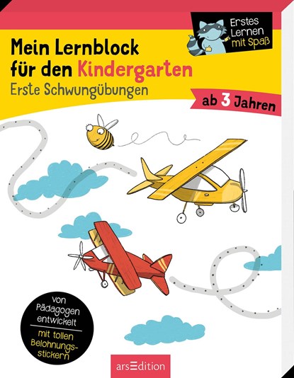Mein Lernblock für den Kindergarten - Erste Schwungübungen, Hannah Lang - Paperback - 9783845845463