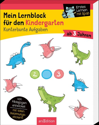 Mein Lernblock für den Kindergarten - Kunterbunte Aufgaben, Hannah Lang - Paperback - 9783845848792