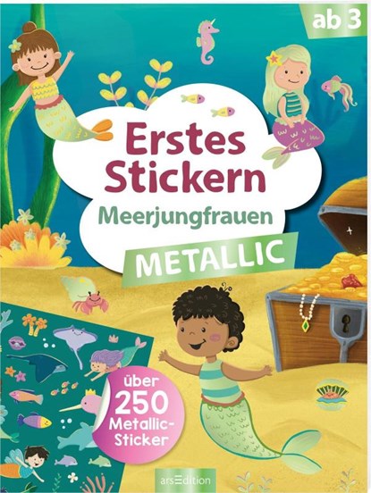Erstes Stickern Metallic - Meerjungfrauen, niet bekend - Paperback - 9783845858364
