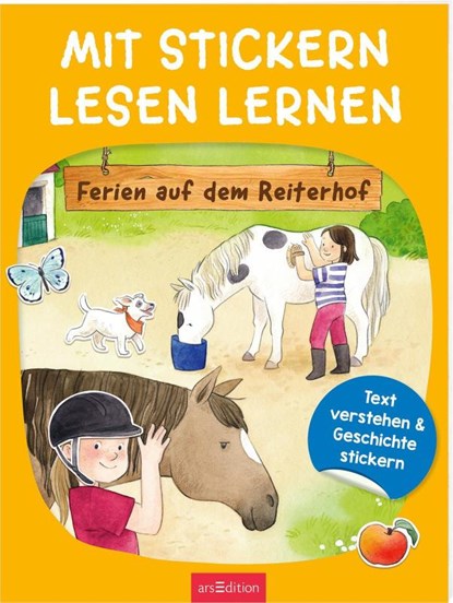 Mit Stickern Lesen lernen - Ferien auf dem Reiterhof, Annette Moser - Paperback - 9783845860237