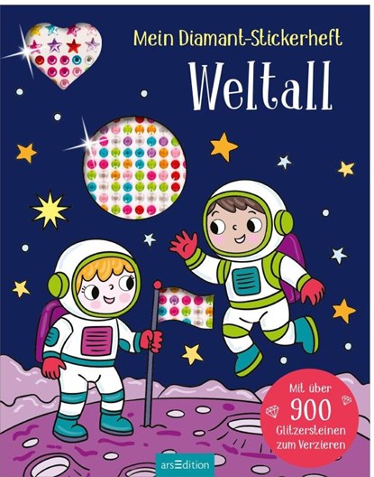 Mein Diamant-Stickerheft - Weltall, niet bekend - Paperback - 9783845868271